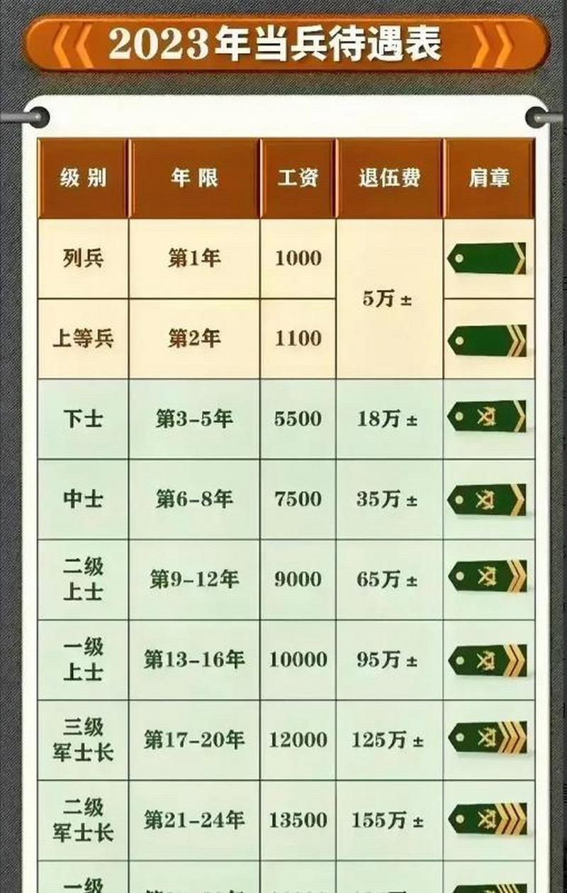 義務(wù)兵兩年能拿多少錢(qián)？全面解析義務(wù)兵薪酬及福利待遇，全面解析，義務(wù)兵兩年薪酬與福利待遇概覽