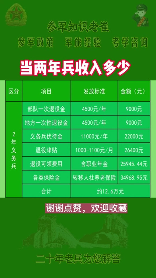 關(guān)于義務(wù)兵兩年能拿多少錢的全面解析，全面解析，義務(wù)兵兩年收入概覽